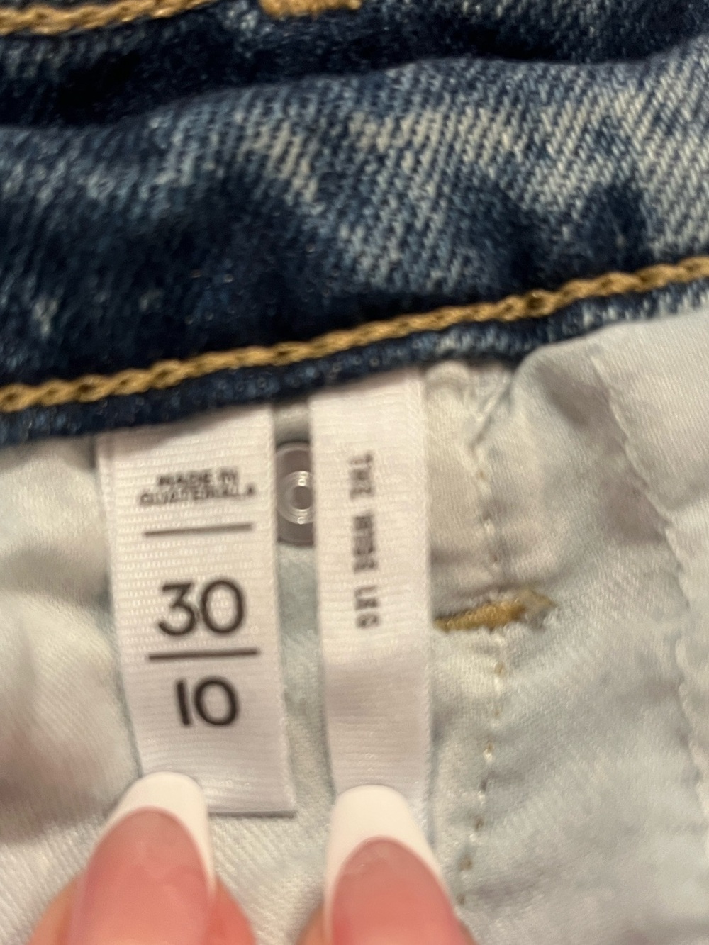 LOFT Frayed High Rise Wide Leg Jeans - Picture 9 of 10